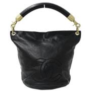 Chanel Vintage Pre-owned Paels chanel-vskor Black, Dam