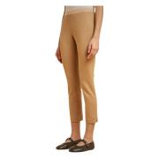 Liviana Conti Beige Milano Leggings med Sidoslitsar Beige, Dam