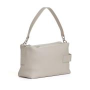 Hogan Kräm Läder Handväska Elegans Beige, Dam