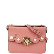 Gucci Vintage Pre-owned Laeder crossbodyvskor Pink, Dam