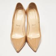 Christian Louboutin Pre-owned Pre-owned Laeder klackskor Beige, Dam