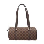 Louis Vuitton Vintage Pre-owned Canvas axelremsvskor Brown, Dam