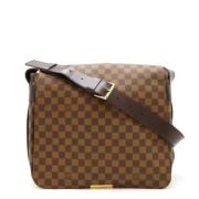 Louis Vuitton Vintage Pre-owned Canvas axelremsvskor Brown, Dam