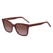 Hugo Boss Röd Acetat Dam Solglasögon Red, Dam