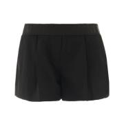 John Richmond Skräddade shorts med veck Black, Dam