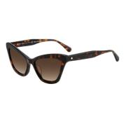 Kate Spade Brun Acetat Dam Solglasögon Brown, Dam