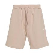 Msgm Beige Shorts för Stiligt Sommarutseende Beige, Herr