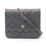 Chanel Vintage Pre-owned Laeder chanel-vskor Black, Dam