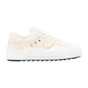 Philippe Model Vita Haute Sneakers med Metalliska Detaljer White, Dam