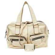 Chloé Pre-owned Pre-owned Laeder handvskor Beige, Dam