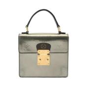 Louis Vuitton Vintage Pre-owned Tyg handvskor Gray, Dam