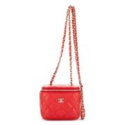 Chanel Vintage Pre-owned Laeder chanel-vskor Red, Dam