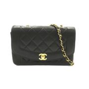 Chanel Vintage Pre-owned Laeder axelremsvskor Black, Dam