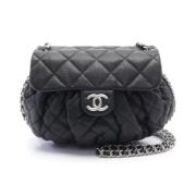 Chanel Vintage Pre-owned Laeder axelremsvskor Black, Dam