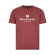 Belstaff Klassisk Logo T-shirt Red, Herr