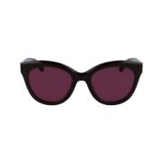 Longchamp Lila acetat dam solglasögon Purple, Dam