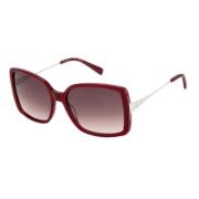 Pierre Cardin Röd Acetat Dam Solglasögon Red, Dam