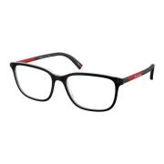 Prada Stiliga Glasögon PS 02Rv Black, Herr