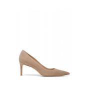 Stuart Weitzman Spetsiga Stilettklackar Samling Spanien Beige, Dam