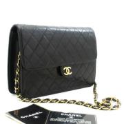 Chanel Vintage Pre-owned Laeder chanel-vskor Black, Dam