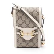 Gucci Vintage Pre-owned Laeder axelremsvskor Beige, Dam