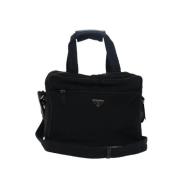 Prada Vintage Pre-owned Nylon prada-vskor Black, Dam