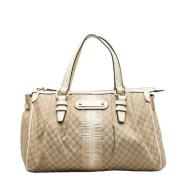 Celine Vintage Pre-owned Canvas handvskor Beige, Dam