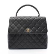 Chanel Vintage Pre-owned Laeder chanel-vskor Black, Dam