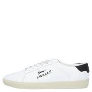 Saint Laurent Laeder sneakers White, Herr