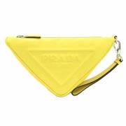 Prada Vintage Pre-owned Laeder prada-vskor Yellow, Dam