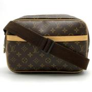 Louis Vuitton Vintage Pre-owned Canvas axelremsvskor Brown, Dam