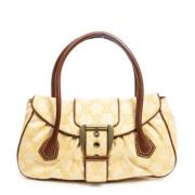 Celine Vintage Pre-owned Canvas celine-vskor Yellow, Dam