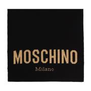 Moschino Halsduk med logotyp Black, Unisex