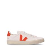 Veja Vita Sneakers med Orange Detaljer White, Herr