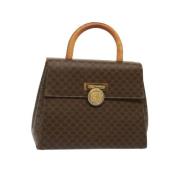 Celine Vintage Pre-owned Laeder handvskor Brown, Dam