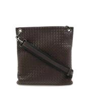 Bottega Veneta Vintage Pre-owned Laeder axelremsvskor Black, Dam