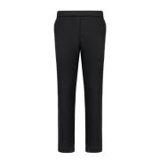 People of Shibuya Elastiska tekniska sweatpants med chinos stil Black,...