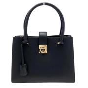 Salvatore Ferragamo Pre-owned Pre-owned Laeder handvskor Black, Dam