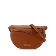 Burberry Vintage Pre-owned Laeder crossbodyvskor Brown, Dam