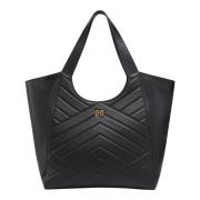 Pinko Tote Bag Puzzle Black, Dam