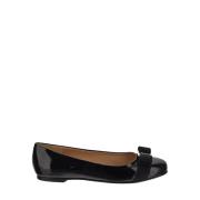 Salvatore Ferragamo Varina Platt Ballerinaskor Black, Dam