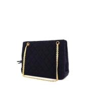 Chanel Vintage Pre-owned Canvas chanel-vskor Blue, Dam