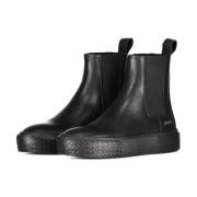 Copenhagen Shoes Stiliga Platform Chelsea Boots Black, Dam