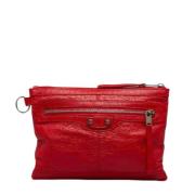 Balenciaga Vintage Pre-owned Laeder balenciaga-vskor Red, Dam