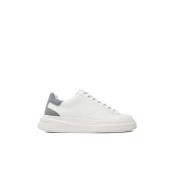 Guess Läder Sneakers - Vit, Rund Tå White, Herr