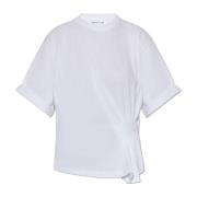 Victoria Beckham Draped T-shirt White, Dam