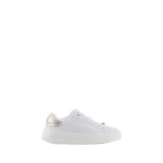 Armani Exchange Vita Sneakers med Svarta Detaljer White, Dam