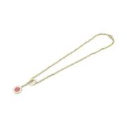 Bvlgari Vintage Pre-owned Tyg halsband Pink, Dam