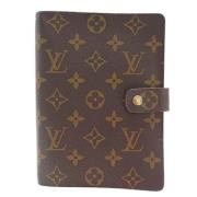 Louis Vuitton Vintage Pre-owned Tyg hem-och-kontorstillbehr Brown, Dam