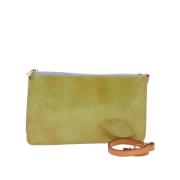 Louis Vuitton Vintage Pre-owned Laeder kuvertvskor Green, Dam